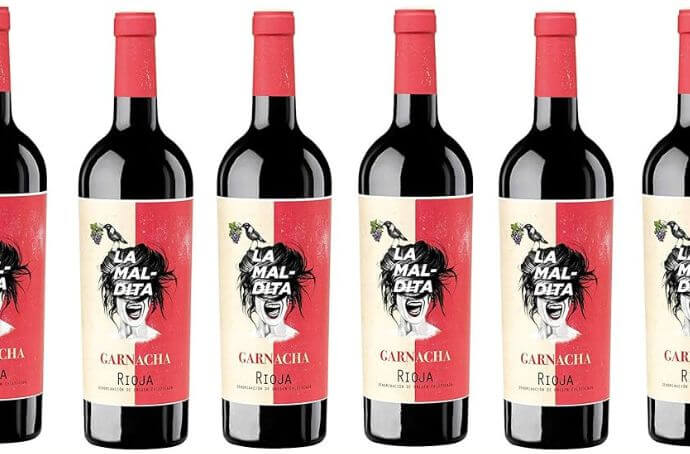LA MALDITA GARNACHA TINTO RIOJA WINO HISZPAŃSKIE WYTRAWNE 0,75L